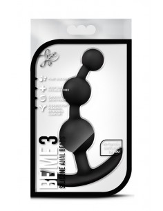 Plug-LUXE BEME 3 BLACK - Korki analne silikonowe - 1 2