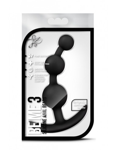 Plug-LUXE BEME 3 BLACK - Korki analne silikonowe - 2