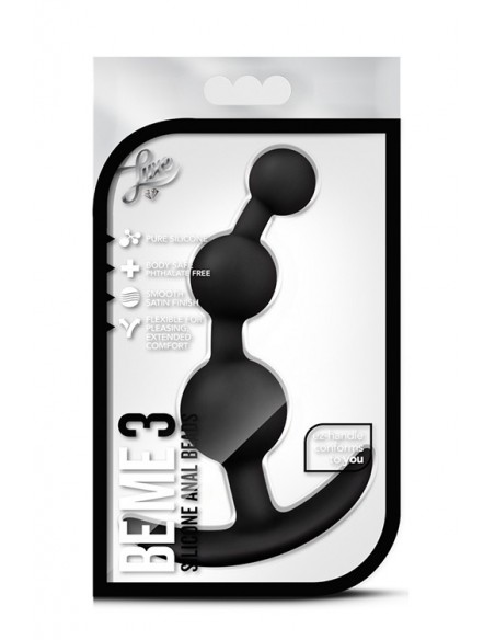 Plug-LUXE BEME 3 BLACK - Korki analne silikonowe - 2