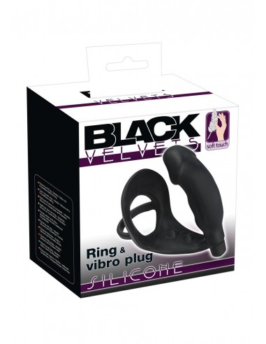 Plug/vibr-5885390000 BV Ring + vibro plug-Wibrator - Kulki i korki analne wibrujące - 1