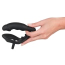 Wibrujący plug analny z pierścieniem na penisa ORION Vibrating Silicone Plug, silikon z powłoką PU, długość całkowita 13,5 cm - 7