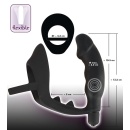 Wibrujący plug analny z pierścieniem na penisa ORION Vibrating Silicone Plug, silikon z powłoką PU, długość całkowita 13,5 cm - 9