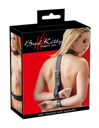 Bk Hals-Handfessel - Uprzęże BDSM - 1