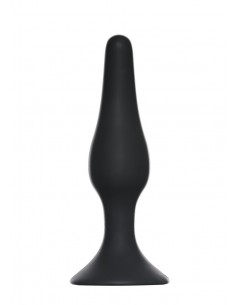 Plug-Slim Anal Plug Large Black - Korki analne silikonowe - 1 2