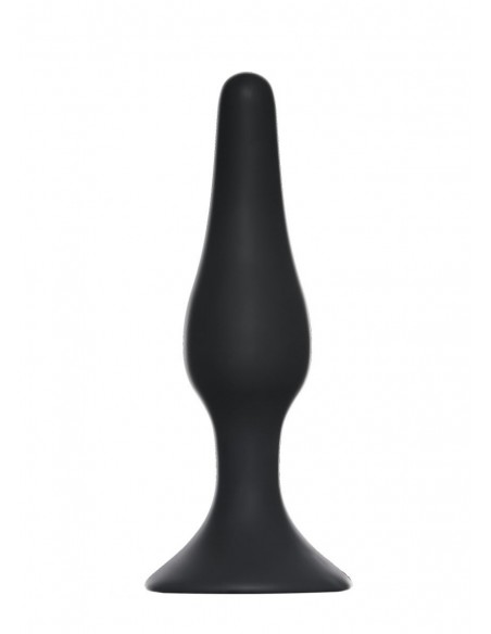 Plug-Slim Anal Plug Large Black - Korki analne silikonowe - 2