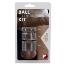 Rozciągacz do jąder Ball Stretching Kit — zestaw 3 pierścieni TPR, średnica wewnętrzna 2,5 cm, szerokość 1–3 cm - 2