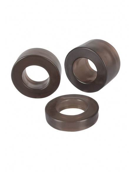 Zestaw pierścieni na penisa Ball Stretching Kit - Pierścienie erekcyjne niewibrujące - 1