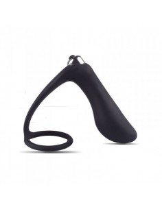 Plug Anale Vibrante P-Ring - Kulki i korki analne wibrujące - 1 2