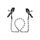 Stymulator-NIPPLE CLAMPS SILVER BEADED - 2