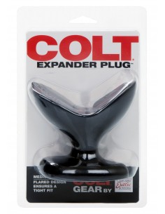Plug-COLT EXPANDER PLUG MEDIUM BLACK - Korki analne silikonowe - 1 2