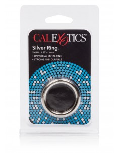 Pierścień na Penisa SILVER RING SMALL - Pierścienie erekcyjne niewibrujące - 1 2