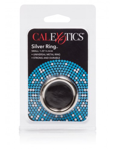 Pierścień na Penisa SILVER RING SMALL - Pierścienie erekcyjne niewibrujące - 2