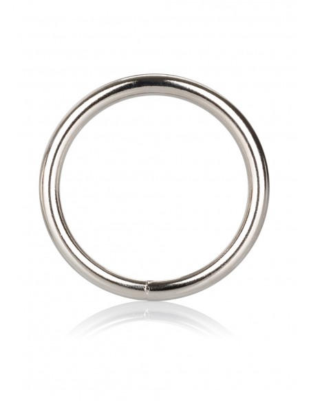 Pierścień na Penisa SILVER RING LARGE - Pierścienie erekcyjne niewibrujące - 1