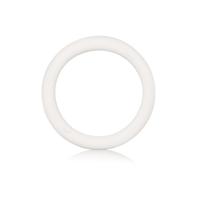 Elastyczny pierścień na penisa Rubber Ring Medium White o średnicy wewnętrznej 3,75 cm - 1