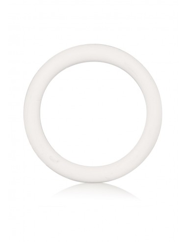 Pierścień na Penisa RUBBER RING WHITE MEDIUM - Pierścienie erekcyjne niewibrujące - 1