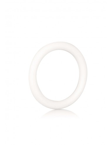 Pierścień na Penisa RUBBER RING WHITE MEDIUM - Pierścienie erekcyjne niewibrujące - 3