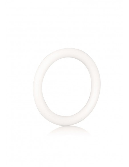 Pierścień na Penisa RUBBER RING WHITE MEDIUM - Pierścienie erekcyjne niewibrujące - 3