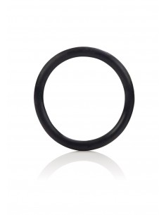Pierścień na Penisa RUBBER RING BLACK LARGE - Pierścienie erekcyjne niewibrujące - 1