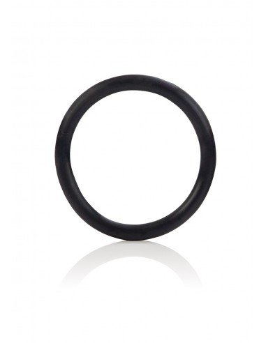Pierścień na Penisa RUBBER RING BLACK LARGE - Pierścienie erekcyjne niewibrujące - 1