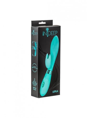 Wibrator Vibrator Indeep Leyla Turquoise - WIBRATORY EKSKLUZYWNE - 1