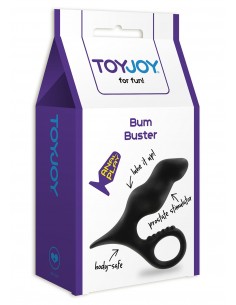 Plug-Bum Buster Black - Korki analne silikonowe - 1 2