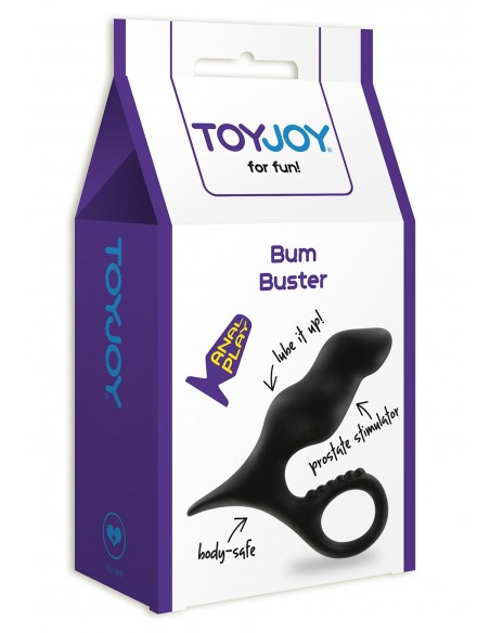 Plug-Bum Buster Black - Korki analne silikonowe - 2