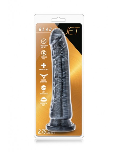 Dildo-JET BLAQ CARBON METALLIC BLACK - Dilda żelowe - 1