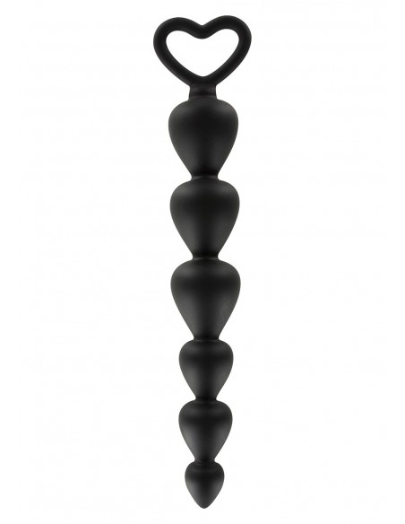 Plug/kulki-BOTTOM BEADS BLACK - Kulki analne, koraliki analne - 2