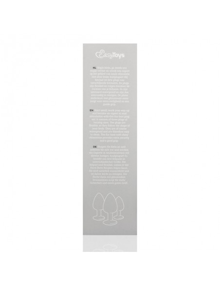 Plug-Diamond Plug Set-Black - Zestawy Korków Analnych - 17