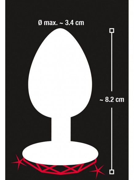 Diamond Anal Plug m - Korki analne stalowe - 6