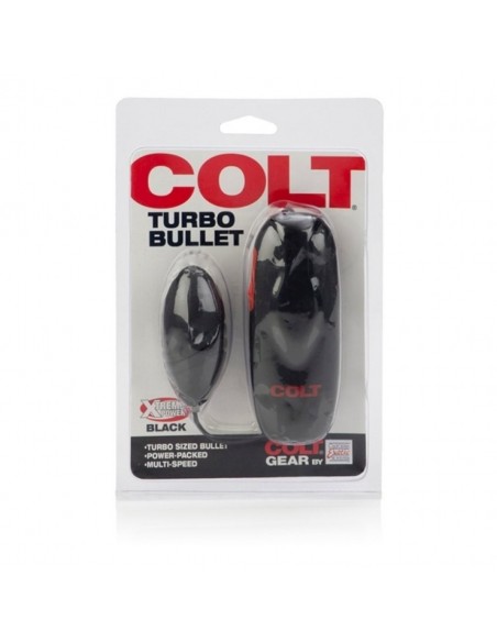 Jajko/wibr-COLT TURBO BULLET BLACK - Kulki Gejszy i Jajeczka Wibrujące - 1