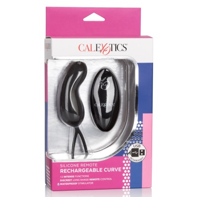 Wibrator Curve z wibracjami i pilotem 7,5 cm - 1 2