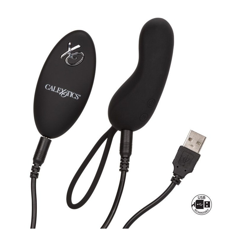 Wibrator Curve z wibracjami i pilotem 7,5 cm - 8