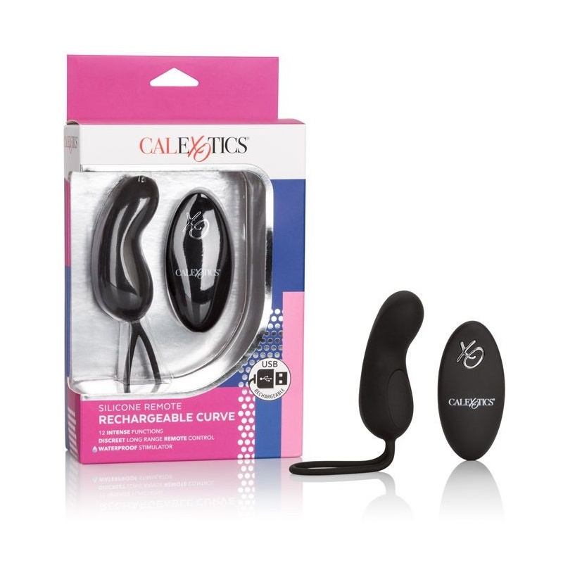 Wibrator Curve z wibracjami i pilotem 7,5 cm - 9