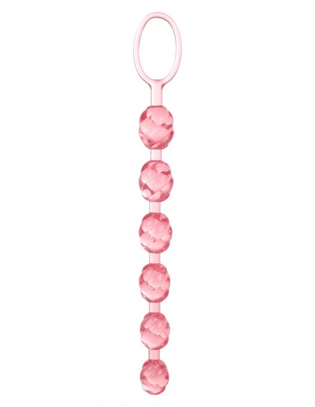 Plug/kulki-SWIRL PLEASURE BEADS PINK - Kulki analne, koraliki analne - 2