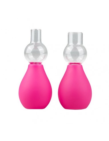 Przyssawki na sutki Pink Nipple Sucker Set - Pompki do sutków i pochwy - 6