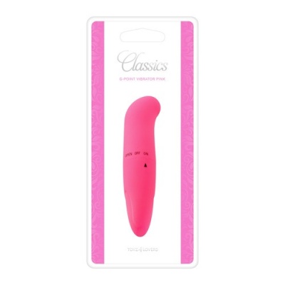 Wibrator do punktu G Classics Pink 11,5 cm, różowy - 1