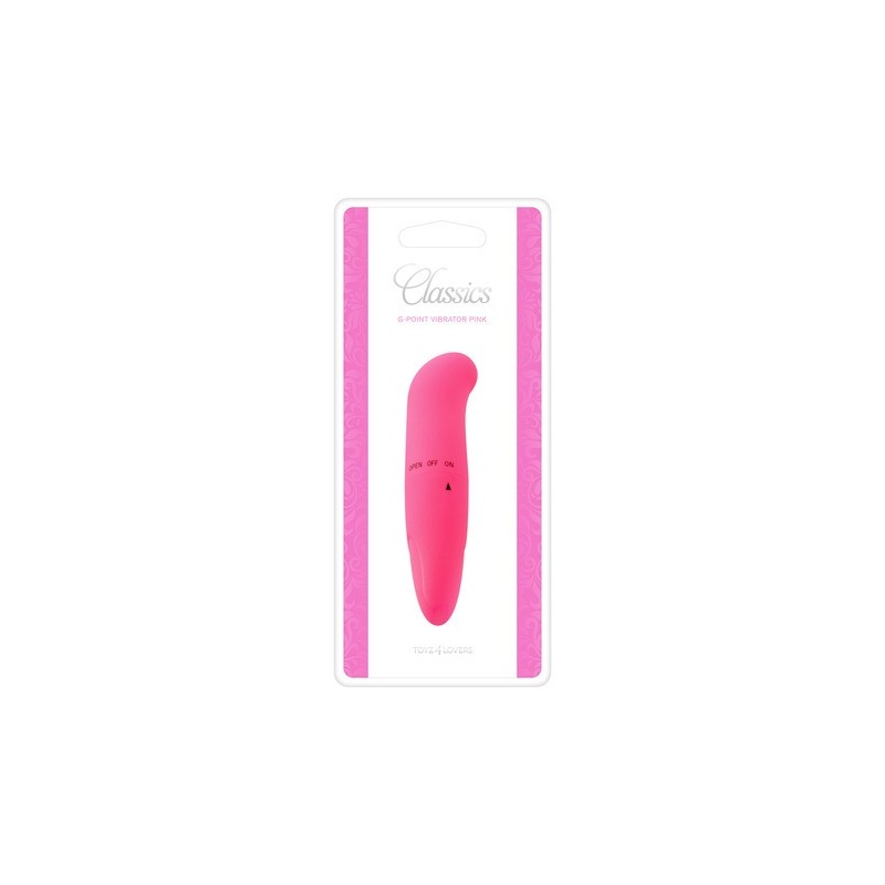 Wibrator do punktu G Classics Pink 11,5 cm, różowy - 1
