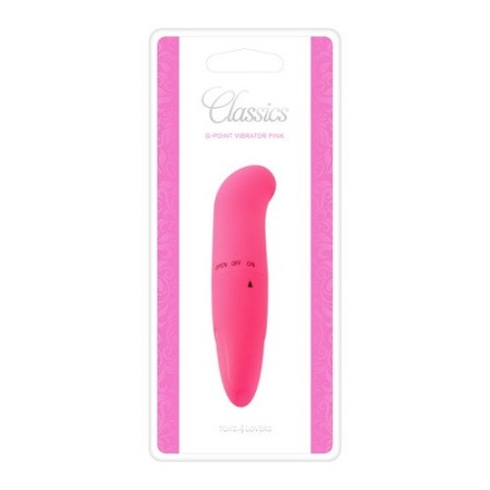 Wibrator do punktu G Classics Pink 11,5 cm, różowy - 1