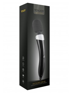 Stymulator-WONDER WAND MASSAGER BLACK - Stymulatory łechtaczki klasyczne - 1
