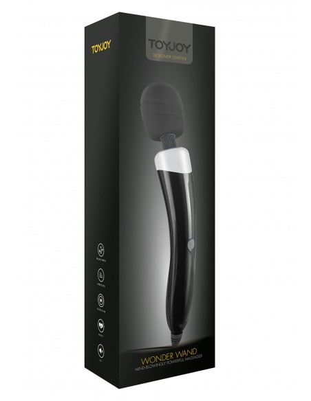 Stymulator-WONDER WAND MASSAGER BLACK - Stymulatory łechtaczki klasyczne - 1