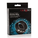 Pierścień erekcyjny Silicone 3-Snap Black z opaską 2 cm i regulacją trzema zatrzaskami - 2