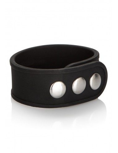 Pierścień na Penisa TRI-SNAP ERECTION RING BLACK - Pierścienie erekcyjne niewibrujące - 1