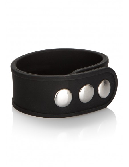 Pierścień na Penisa TRI-SNAP ERECTION RING BLACK - Pierścienie erekcyjne niewibrujące - 1