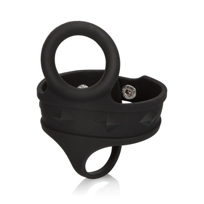 Pierścień erekcyjny 3-Snap Ball Spreader – regulowany pasek na mosznę, 21,5 cm - 1