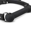 Knebel silikonowy w kształcie wędzidła z regulowanym paskiem 56 cm - 10