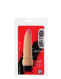 Wibrator REALSTUFF 6INCH VIBRATOR - FLESH - Wibratory Realistyczne - 1 2