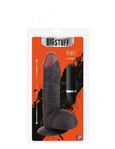 Wibrator-BIGSTUFF 7.5INCH BLACK - Dilda realistyczne - 1 2