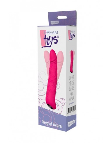 Wibrator-DREAM TOYS KING OF HEARTS MAGENTA - Wibratory Realistyczne - 2