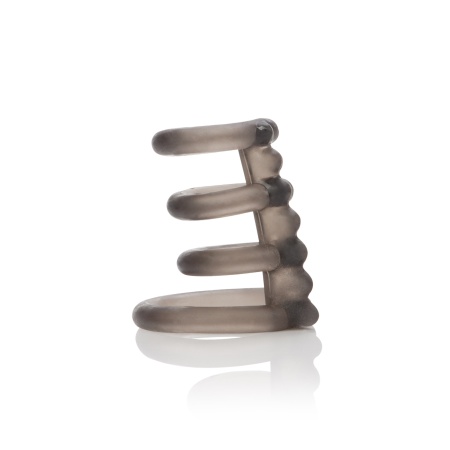 Pierścień erekcyjny Support Master Triple Smooth - potrójna spirala z TPR, ok. 6,3 cm - 1